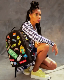 THE 32 REMOVABLE PATCHES VELCRO BACKPACK