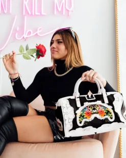THE FLORAL CUT MINI DUFFLE