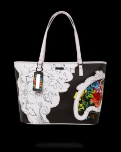 THE FLORAL CUT TOTE