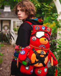 THE GLOBAL EXPEDITION MONEYBEAR TEDDYBEAR BACKPACK
