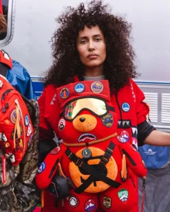 THE GLOBAL EXPEDITION MONEYBEAR TEDDYBEAR BACKPACK