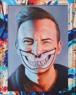 THE RARE DBD GRIN SHARK PORTRAIT BY RON ENGLISH- SUPER LIMITED EDITION
