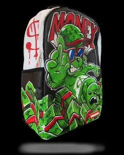 THE SPRAYGROUND DIY WHITE BACKPACK (VEGAN LEATHER u0026 INNER MONEY LINING) u0026 MARKERS INCLUDED