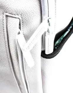 THE SPRAYGROUND DIY WHITE BACKPACK (VEGAN LEATHER u0026 INNER MONEY LINING) u0026 MARKERS INCLUDED