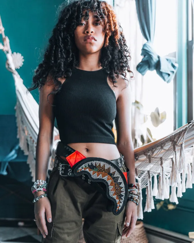 TRINITY CAMO SHARKMOUTH CROSSBODY