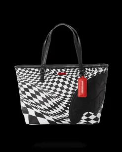 TRIPPY CHECK TOTE