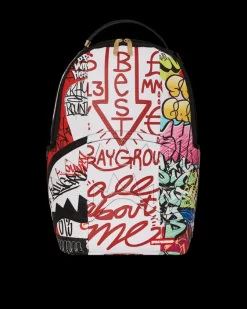 TRI-SPLIT GRAFFITI BACKPACK (DLXV)