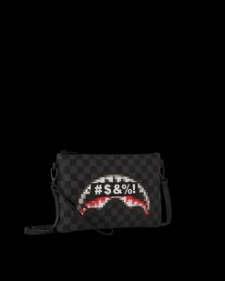 'WHAT THE BEEP' SHARK CROSSOVER CLUTCH