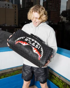 'WHAT THE BEEP' SHARK DUFFLE