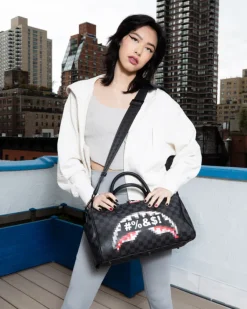 'WHAT THE BEEP' SHARK MINI DUFFLE