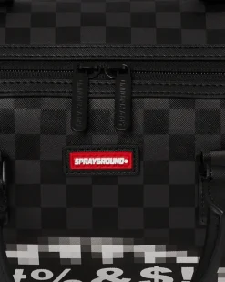 'WHAT THE BEEP' SHARK MINI DUFFLE