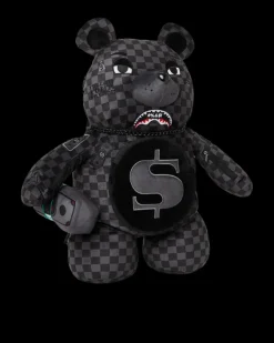 'WHAT THE BEEP' SHARK MONEYBEAR TEDDYBEAR BACKPACK