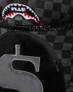 'WHAT THE BEEP' SHARK MONEYBEAR TEDDYBEAR BACKPACK