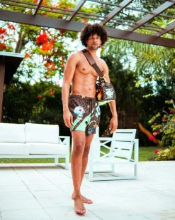 WTF SHARK SHOTO SWIM TRUNKS