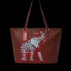ZEBRA ELEPHANT RON ENGLISH COLLAB TOTE
