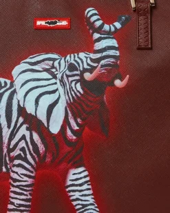 ZEBRA ELEPHANT RON ENGLISH COLLAB TOTE